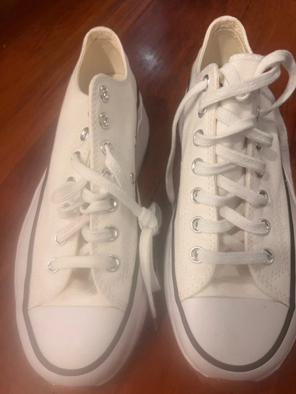 Converse Run Star Hike Platform White with Brown and Black Accents - Picture 7 of 8